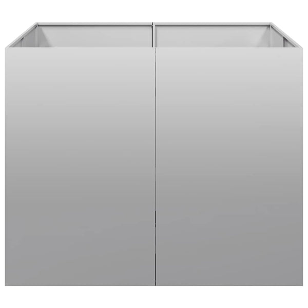 Verzinkter Stahl Pflanzkübel 100x100x80 cm