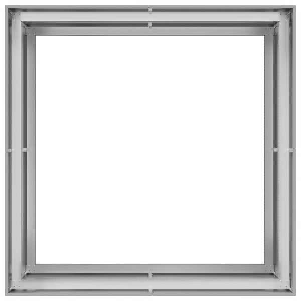 Verzinkter Stahl Pflanzkübel 100x100x80 cm