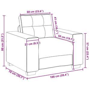 Sofa Set 3-teilig Dunkelgrau Leinenmischgewebe