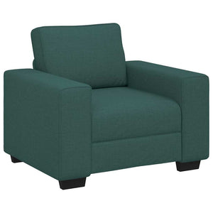 3-teiliges Sofa-Set Dunkelgrün