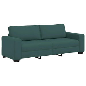 3-teiliges Sofa-Set Dunkelgrün