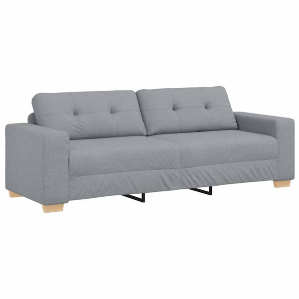 2-teiliges Sofa-Set Hellgrau