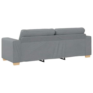 2-teiliges Sofa-Set Hellgrau