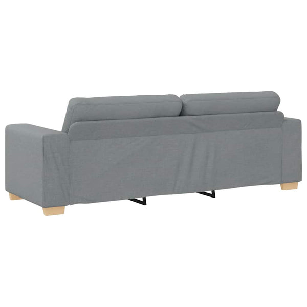 2-teiliges Sofa-Set Hellgrau