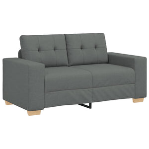 2-teiliges Sofa-Set Dunkelgrau