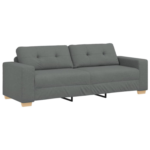 2-teiliges Sofa-Set Dunkelgrau