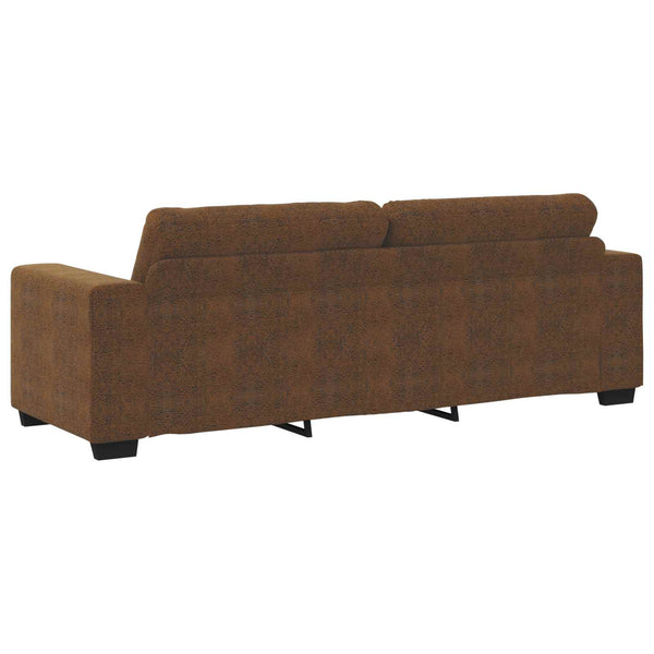 2-tlg. Sofa Set Braun Kunstleder