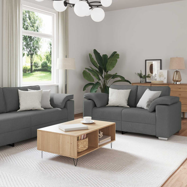 Dunkelgraues 2-Sitzer Sofa