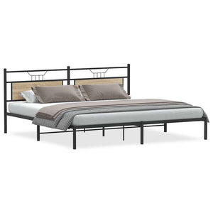 Bettgestell Sonoma Eiche 193x201 cm