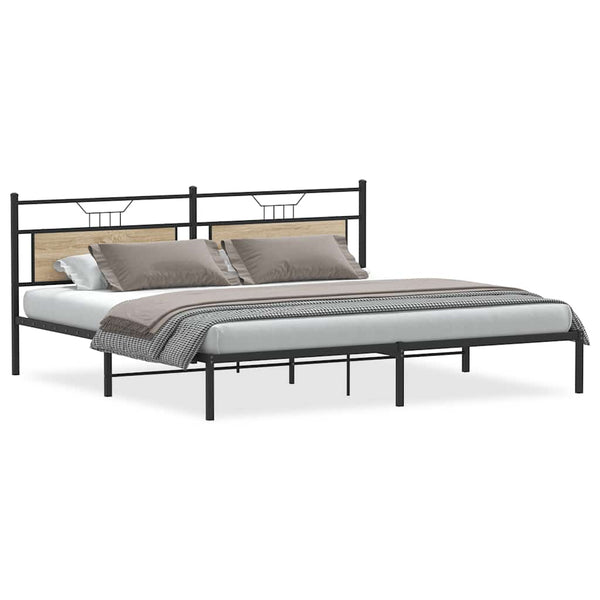 Bettgestell Sonoma Eiche 193x201 cm