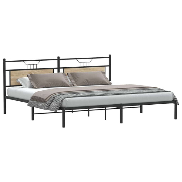 Bettgestell Sonoma Eiche 193x201 cm