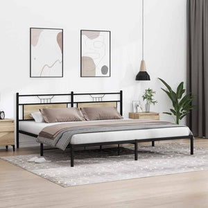 Bettgestell Sonoma Eiche 193x201 cm
