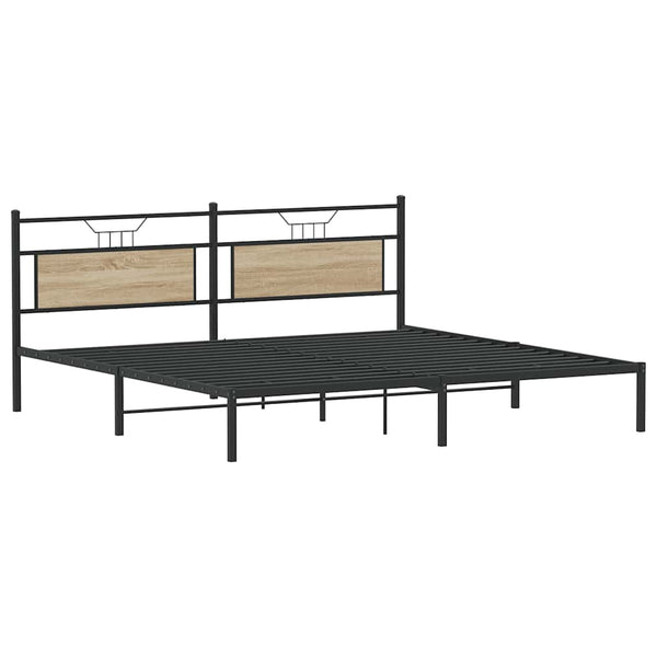 Bettgestell Sonoma Eiche 193x201 cm