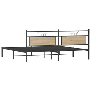 Bettgestell Sonoma Eiche 193x201 cm