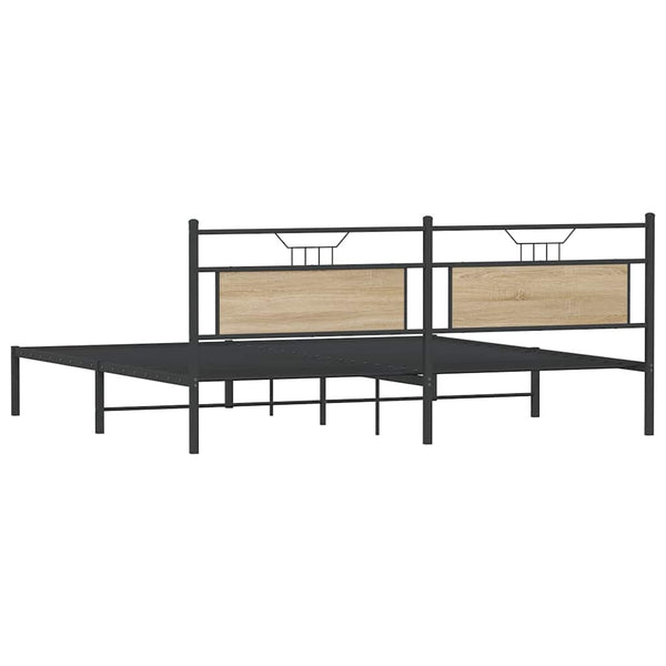 Bettgestell Sonoma Eiche 193x201 cm