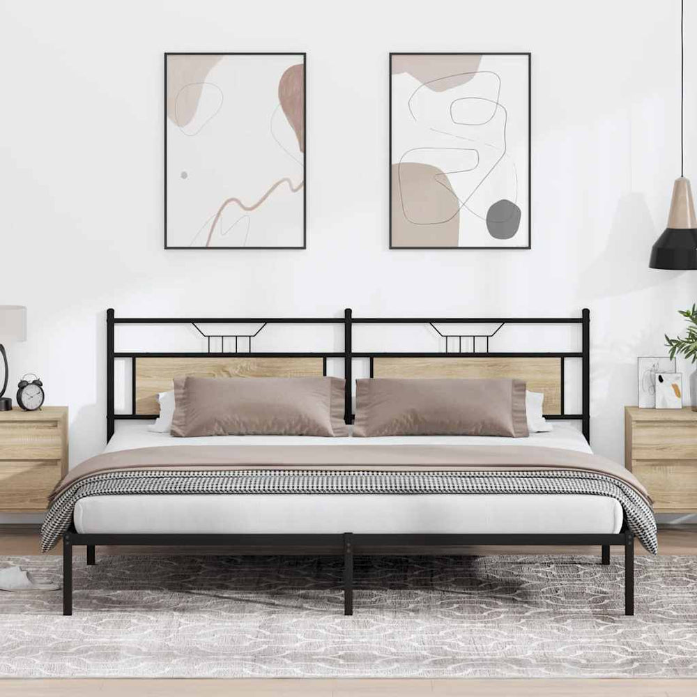 Bettgestell Sonoma Eiche 193x201 cm