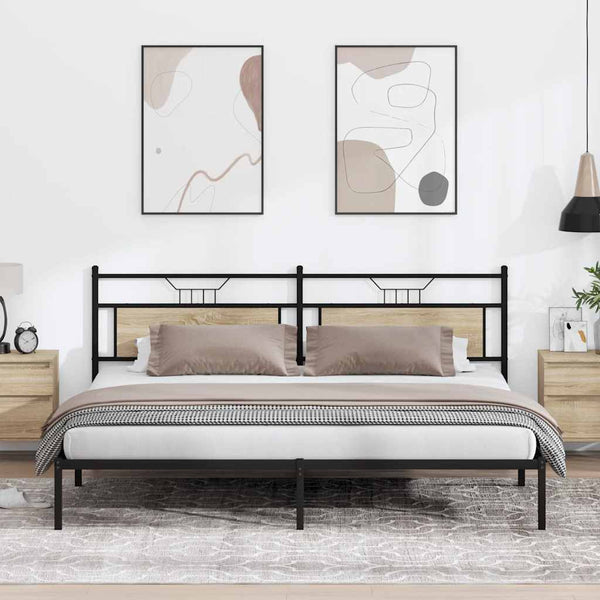 Bettgestell Sonoma Eiche 193x201 cm