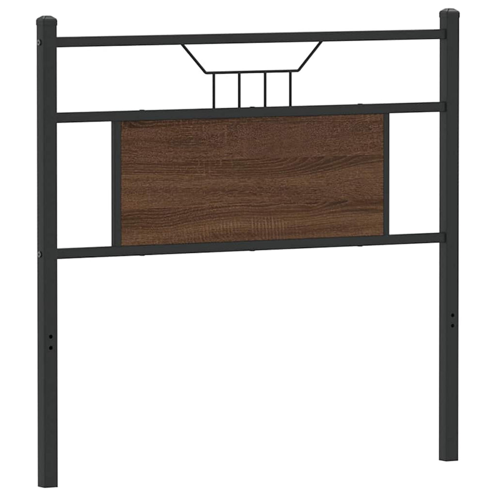 Ersatz-Kopfteil Braun Eiche 80 cm