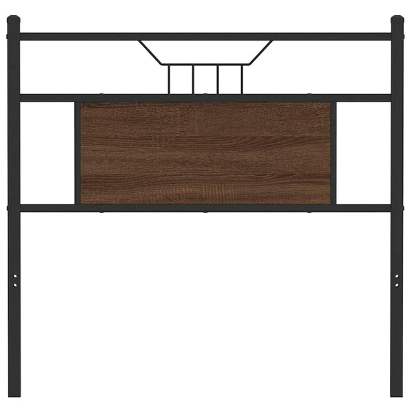 Ersatz-Kopfteil Braun Eiche 80 cm