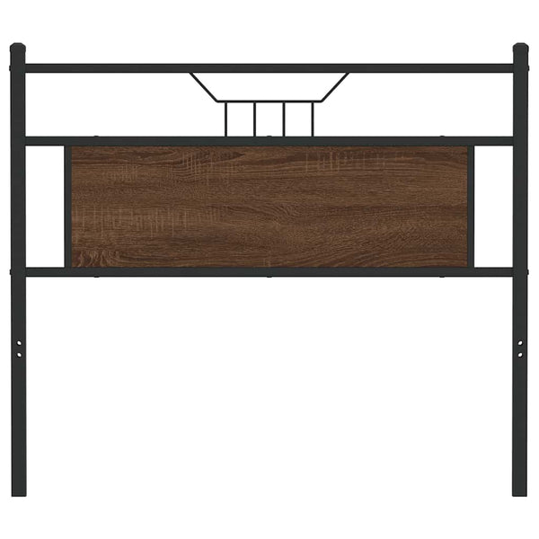 Ersatz-Kopfteil Braun Eiche 100 cm