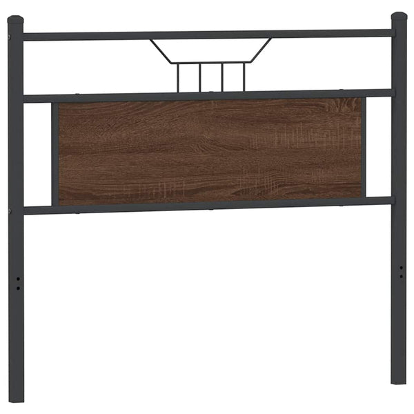 Ersatz-Kopfteil Braun Eiche 100 cm