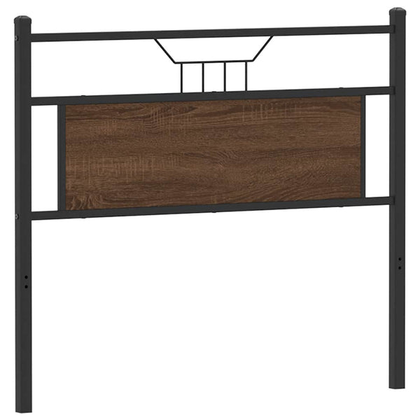 Ersatz-Kopfteil Braun Eiche 107 cm