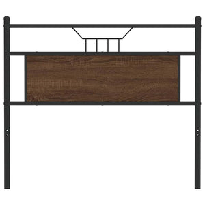 Ersatz-Kopfteil Braun Eiche 107 cm