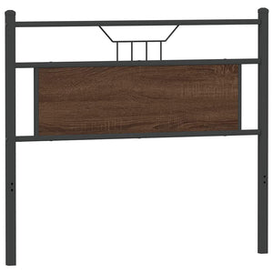 Ersatz-Kopfteil Braun Eiche 107 cm