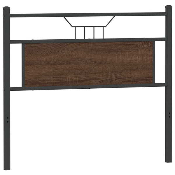 Ersatz-Kopfteil Braun Eiche 107 cm