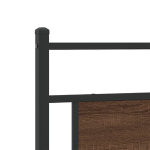 Ersatz-Kopfteil Braun Eiche 107 cm