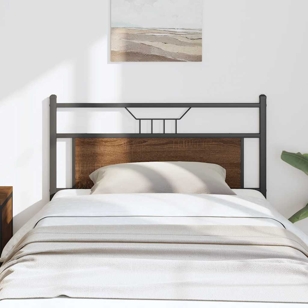 Ersatz-Kopfteil Braun Eiche 107 cm