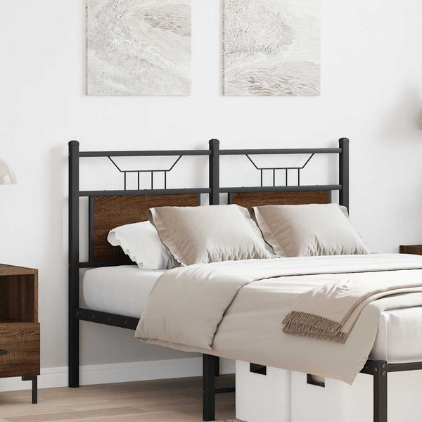 Ersatz-Kopfteil Braun Eiche 120 cm
