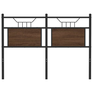 Ersatz-Kopfteil Braun Eiche 120 cm