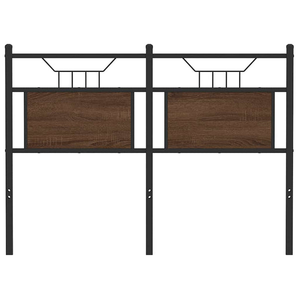Ersatz-Kopfteil Braun Eiche 120 cm