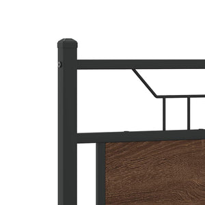 Ersatz-Kopfteil Braun Eiche 120 cm