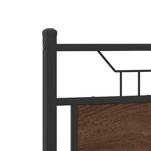 Ersatz-Kopfteil Braun Eiche 120 cm