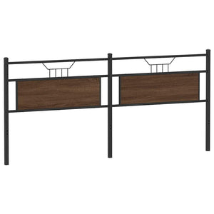 Ersatz-Kopfteil Braun Eiche 193 cm