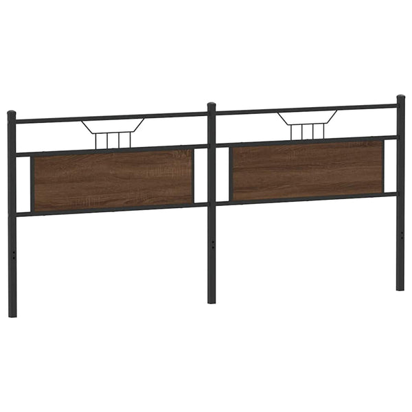 Ersatz-Kopfteil Braun Eiche 193 cm