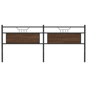 Ersatz-Kopfteil Braun Eiche 193 cm