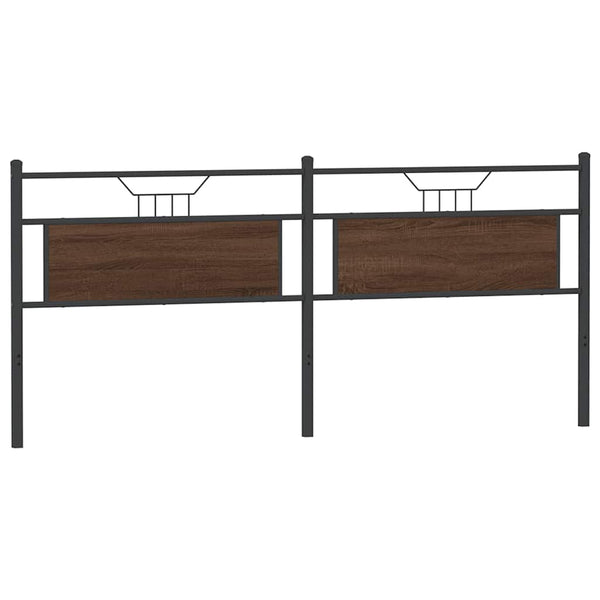 Ersatz-Kopfteil Braun Eiche 193 cm