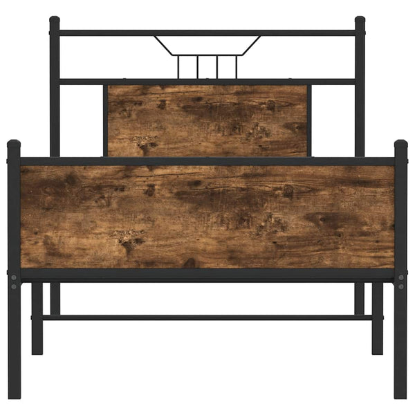 Bettgestell Räuchereiche 80x200 cm