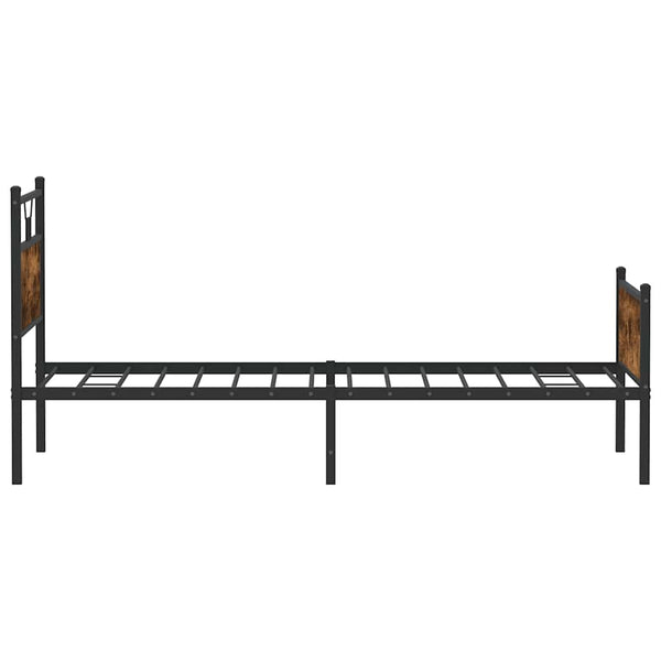 Bettgestell Räuchereiche 107x203 cm