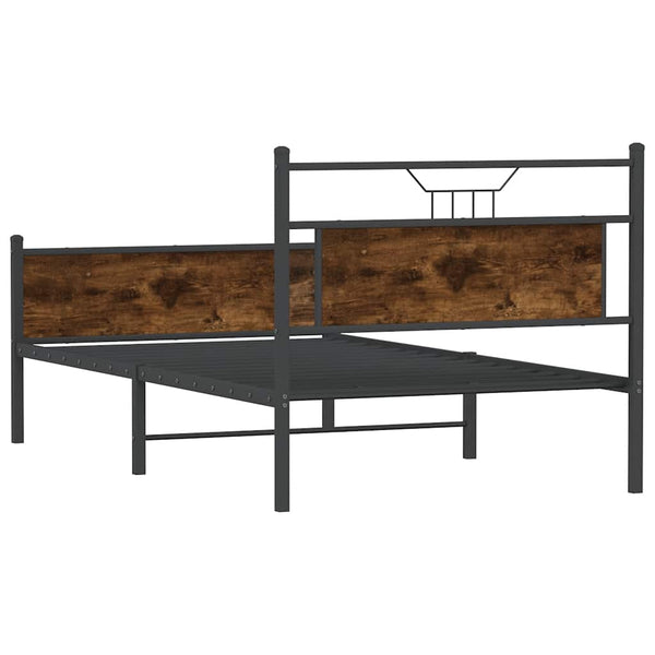 Bettgestell Räuchereiche 107x203 cm