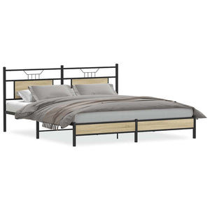 Bettgestell Sonoma Eiche 183x203 cm