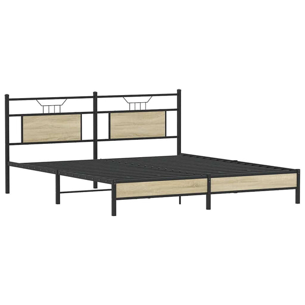 Bettgestell Sonoma Eiche 183x203 cm