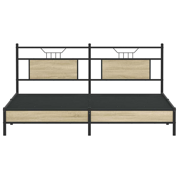 Bettgestell Sonoma Eiche 183x203 cm