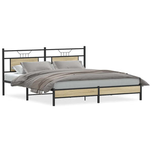 Bettgestell Sonoma Eiche 183x213 cm