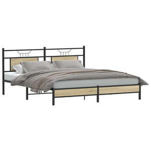 Bettgestell Sonoma Eiche 183x213 cm