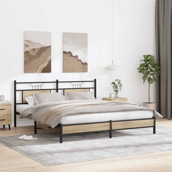 Bettgestell Sonoma Eiche 183x213 cm