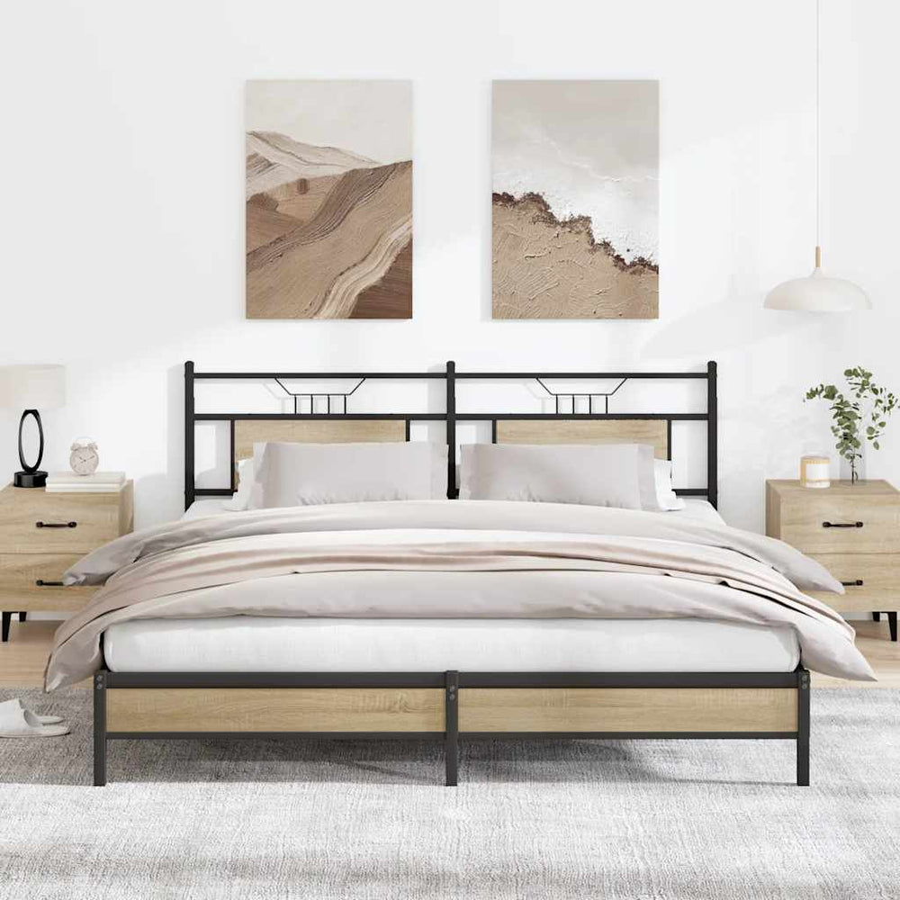 Bettgestell Sonoma Eiche 183x213 cm
